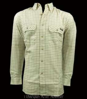 NEW National Geographic Men Tattersall Button down Oxford Shirt Size 