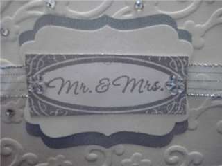 Handmade Wedding Card Rhinestones Stampin Up Martha  