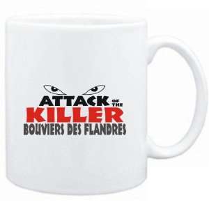 Mug White  ATTACK OF THE KILLER Bouviers Des Flandres  Dogs:  