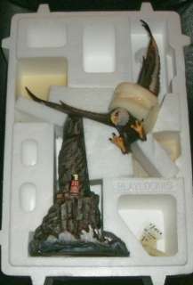   Mint Majestic Hunter Sculpture Ted Blaylock Alaska Chilkat Bald Eagle