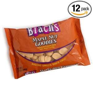 Brachs Maple Nut Goodies, 12 Ounce Bags (Pack of 12):  