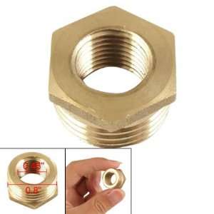   20.5mm Hex Brass Reducing Bushing Pipe Fitting: Home Improvement