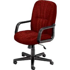  Burgundy OFM Executive Mid back Conference Chair: Office 