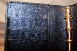   LOUIS VUITTON Agenda Date Calendar BOOK Planner Spain Blue Epi Leather