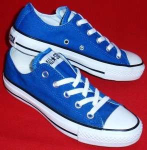   Womens 7 Blue CONVERSE ALL STAR LO Chuck Taylor Sneakers Shoes  