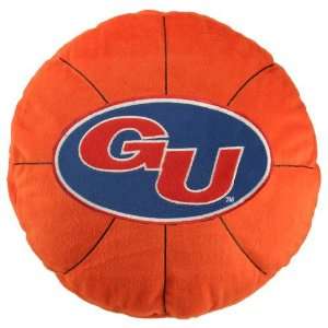  Gonzaga Bulldogs 16 Orange Team Logo Basketball Pillow 