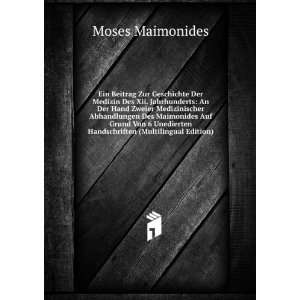   Handschriften (Multilingual Edition) Moses Maimonides Books