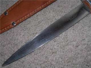 Unused vintage korium german dagger w/sheath black forest knife.