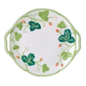 Minton Victoria Strawberry Hand Painted Cake Plate:  