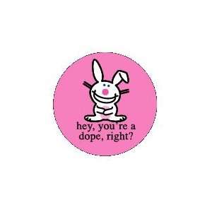  Happy Bunny Dope Right Button BB2223 Toys & Games