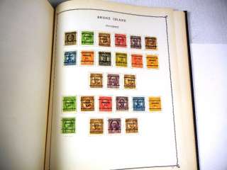 US, 2900+ OLD Precancel Stamps hinged in a US Bureau Precancel album 
