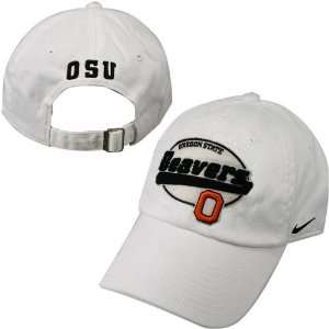    Nike Oregon State Beavers White Max Twill Hat: Sports & Outdoors