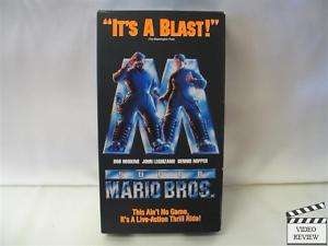 Super Mario Bros. VHS, 1993 Bob Hoskins John Leguizamo 765362008032 