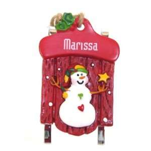  Ganz Personalized Marissa Christmas Ornament: Home 