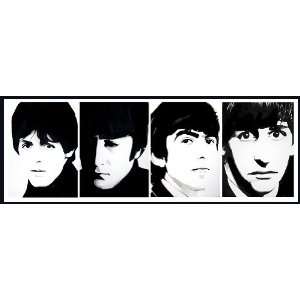  Magnetic Bookmark THE BEATLES   B&W Design Everything 