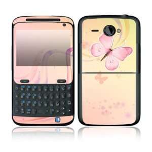  HTC Status / ChaCha Decal Skin Sticker   Pink Butterfly 