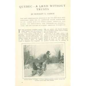    1907 Quebec Canada St Lawrence River St James Bay 