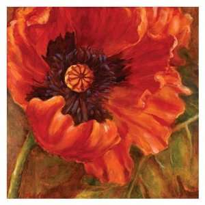  Red Poppy Gallery Wrapped Canvas, 30W x 30H in.: Home 