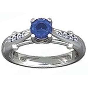   Cyelonic Sapphire Diamond Ring (0.99 ct.tw.): Evyatar Rabbani: Jewelry