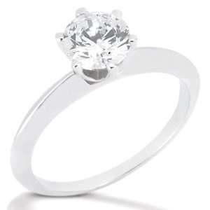   Ct. Diamond SOLITAIRE WHITE GOLD ring F VS1 jewelry: Everything Else