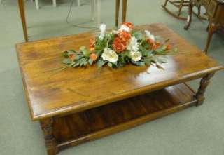 ft english rustic coffee tabe in cherry wood tables