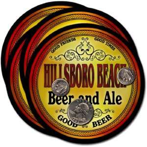  Hillsboro Beach, FL Beer & Ale Coasters   4pk Everything 