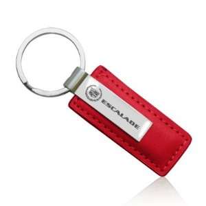  Cadillac Escalade Red Leather Key Chain Automotive