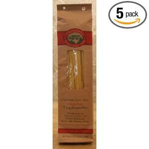   Organic Artisan Pasta from Italy, Tagliatelle, 1 Pounds (Pack of 5