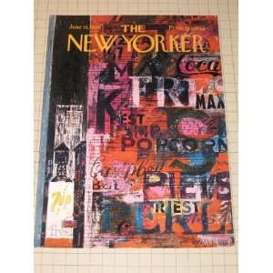   New Yorker Magazine Cover   Building Graffiti   Art 
