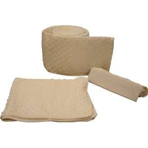  Tadpoles Dimple Velour Cradle Set, Natural Baby