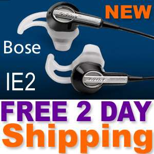 BOSE IE2 IN EAR AUDIO HEADPHONES for iPod & iPhone NEW  