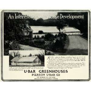   Pierson U Bar Greenhouses   Original Print Ad