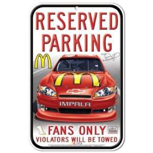  JAMIE MCMURRAY OFFICIAL NASCAR 11X17 SIGN: Sports 