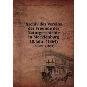   1864) Verein der Freunde der Naturgeschichte in Mecklenburg Books