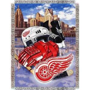 Detroit Red Wings Ice Advantage Blanket/Throw (48x60)   NHL Hockey 
