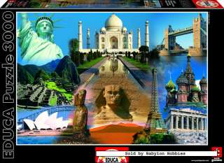 picture 2 of EDUCA 3000 pieces jigsaw puzzle Genuine   World Collage 