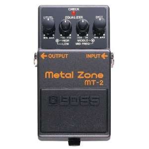  Boss MT 2 Metal Zone Pedal Musical Instruments