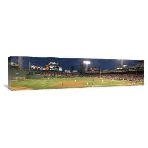 Fenway Park Panoramic   Gallery Wrapped Canvas   Museum Quality  Size 