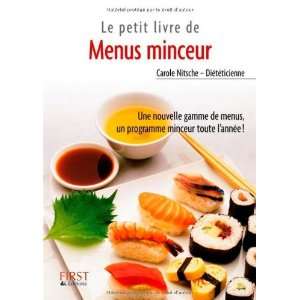  menus minceurs t.2 (9782754029285) Carole Nitsche Books