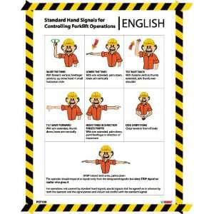  POSTERS FORKLIFT HAND SIGNALS