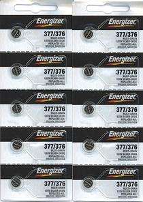 10 Energizer 377 376 Watch Battery SR626W SR626SW  