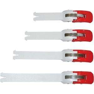   Tech 8 Boots Buckle/Strap Set for 09 Up   Red/White: Automotive