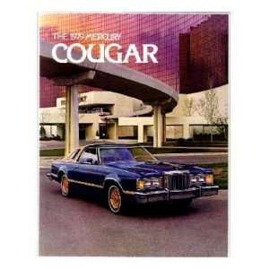    1979 MERCURY COUGAR Sales Brochure Literature Book: Automotive