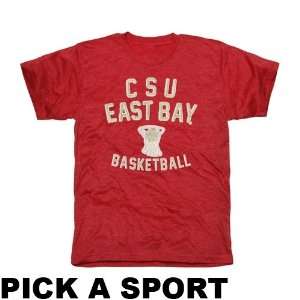  East Bay Pioneers Legacy Tri Blend T Shirt   Red