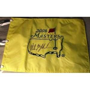  Phil Mickelson Signed Autograph 2006 Masters Pin Flag 