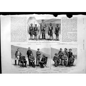 1890 Swaziland Africa Shepstone Winton Martin Joubert:  