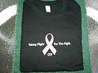   LINES BREAST CANCER (XXL) T SHIRT 09   TAKING FLIGHT FOR THE FIGHT