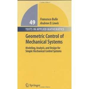   for Simple Mechanical Contro [Hardcover] Francesco Bullo Books