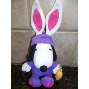  Peanuts SNOOPY EASTER BUNNY Plush (9): Toys & Games