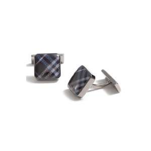  Burberry Enameled Square Cuff Links Jewelry